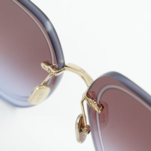?️ New Dior ULTRADIOR SU B0D2 Sunglasses - Gold Frame, Bordeaux Lenses main image 6